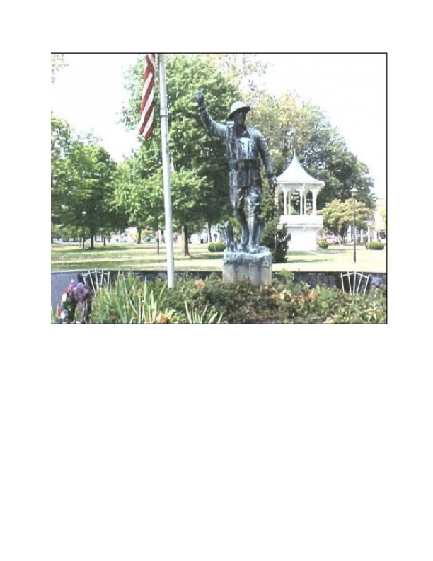 Zoom on the image : Gallipolis, "The Spirit of the American Doughboy"