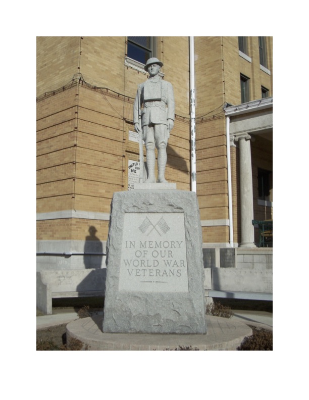 Zoom on the image : Harrisonville, "The Doughboy"