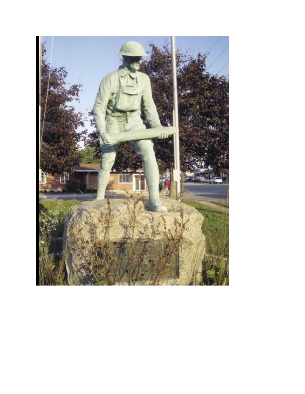 Zoom on the image : New Bedford, Doughboy of World War I