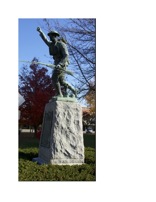 Zoom on the image : Saline County World War I Doughboy Memorial