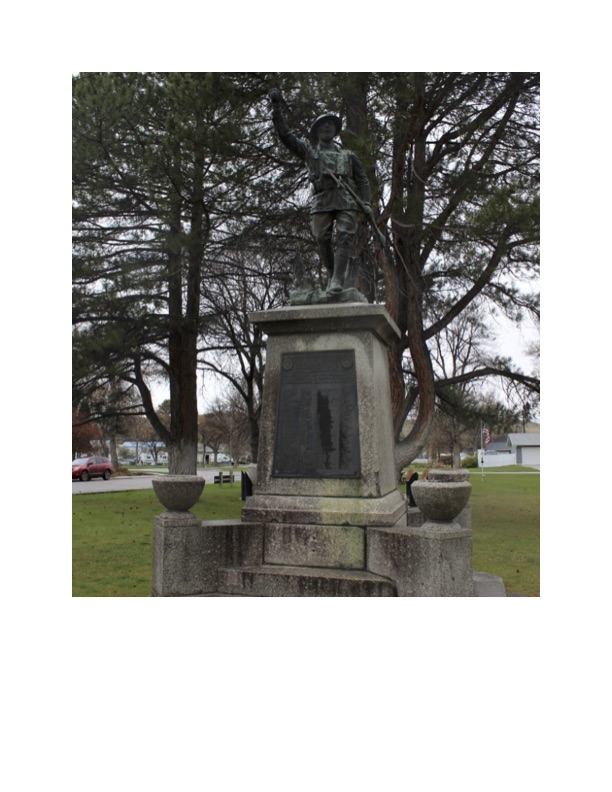 Zoom on the image : Columbia Falls, "The Spirit of the American Doughboy"
