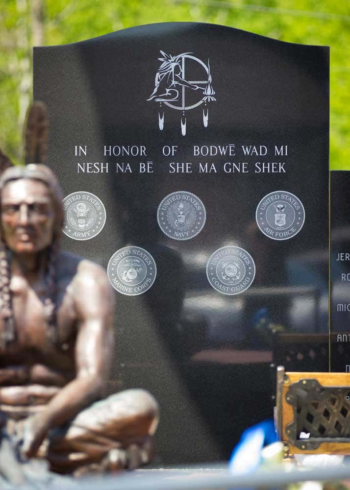 Zoom on the image : Forest County Potawatomi Community Veterans Memorial