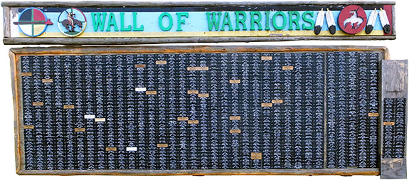 Zoom on the image : Leech Lake Wall of Warriors