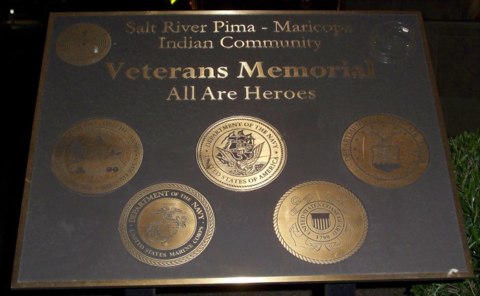Zoom on the image : Salt River Pima - Maricopa Indian Community Veterans Memorial