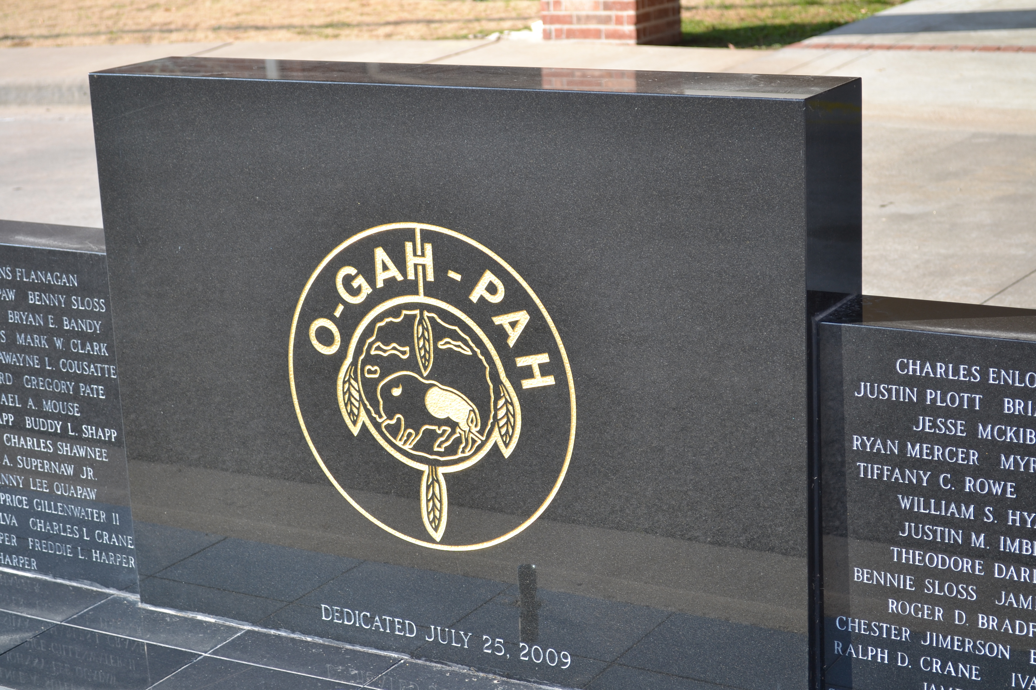 Zoom on the image : Quapaw Tribe of Oklahoma Veterans Memorial