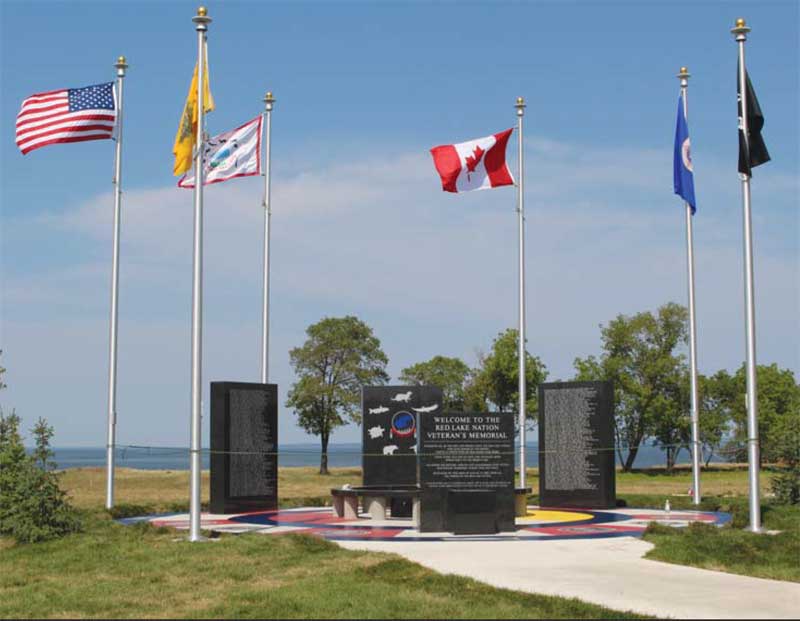 Zoom on the image : Red Lake Band of Chippewa Indians Veterans Memorial