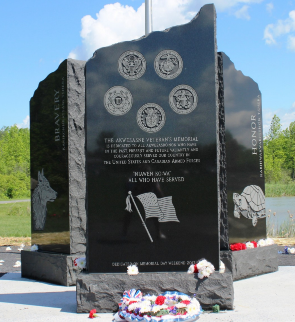 Zoom on the image : Saint Regis Mohawk Tribe Veterans Memorial