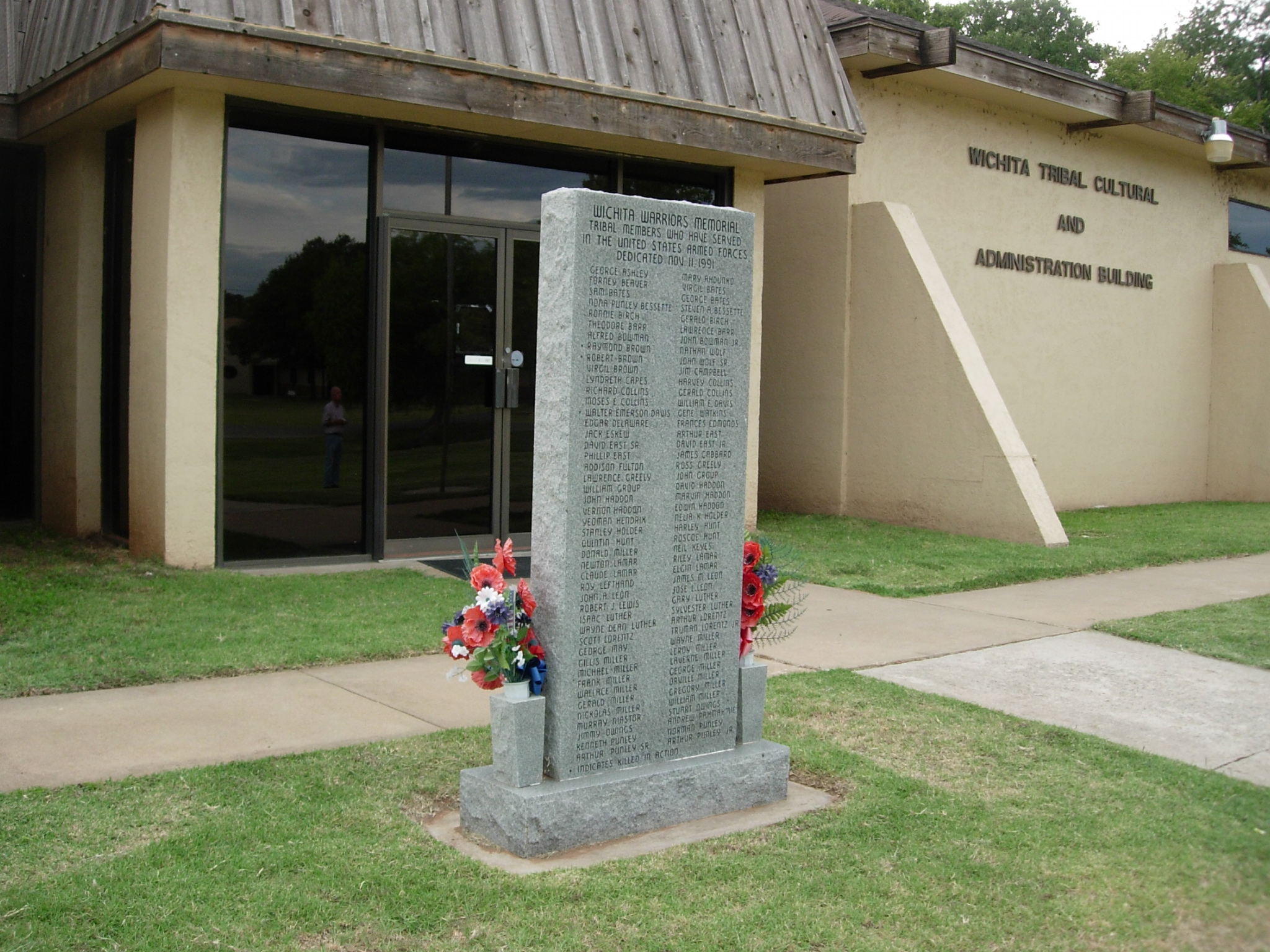 Zoom on the image : Wichita & Affiliated Tribes Veterans Memorial
