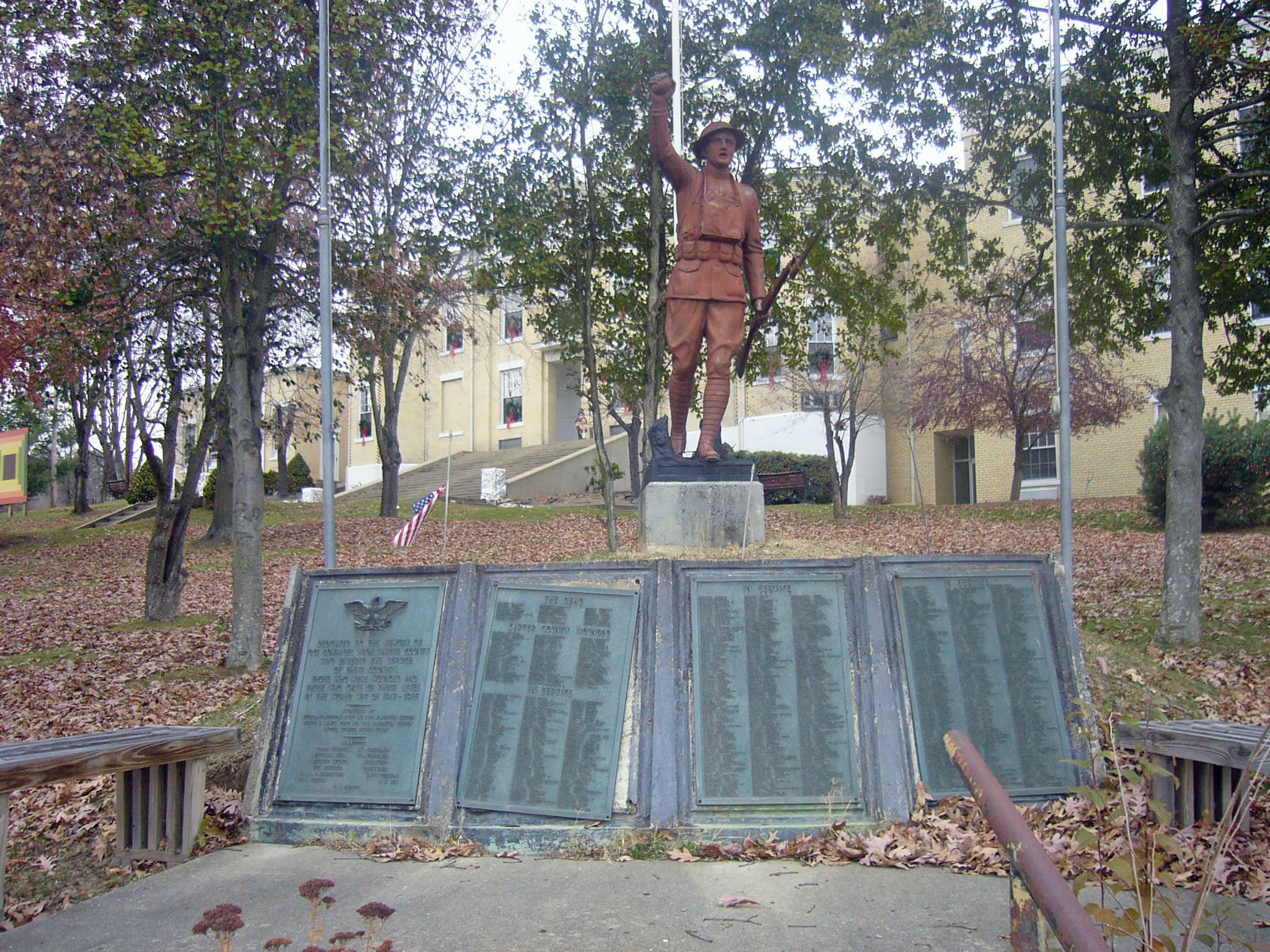 Zoom on the image : Spirit of the American Doughboy Grayson World War I Memorial