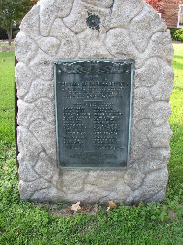 Zoom on the image : A Tribute To The Men of Fairfax County