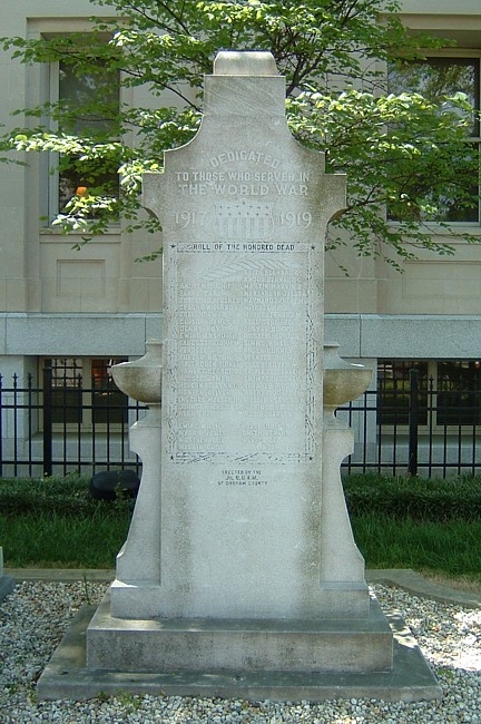 Zoom on the image : Durham County WWI Memorial