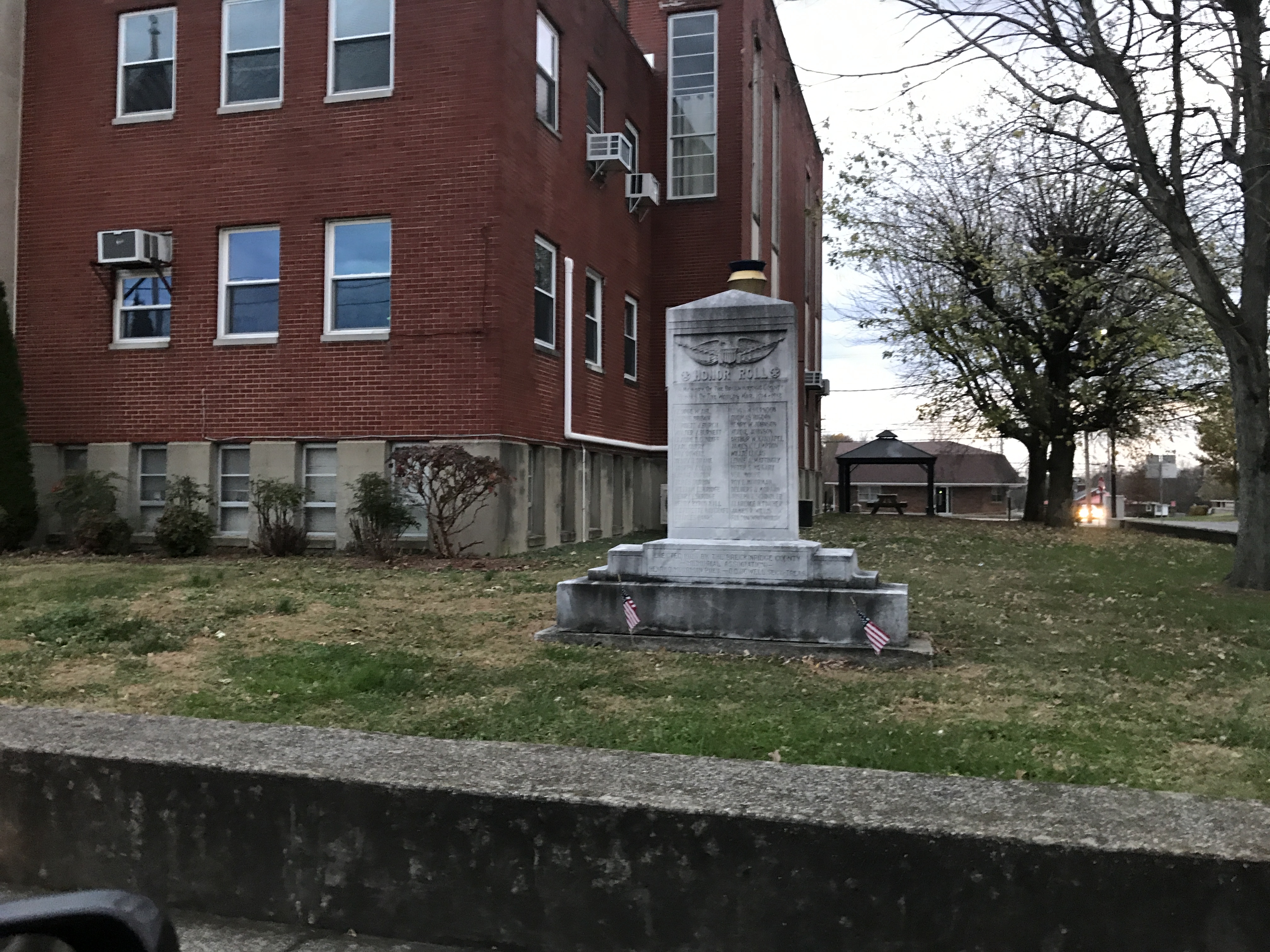 Zoom on the image : Breckinridge County WWI Honor Roll