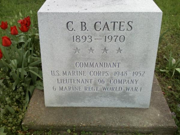 Zoom on the image : Gen. Clifton B. Cates Memorial