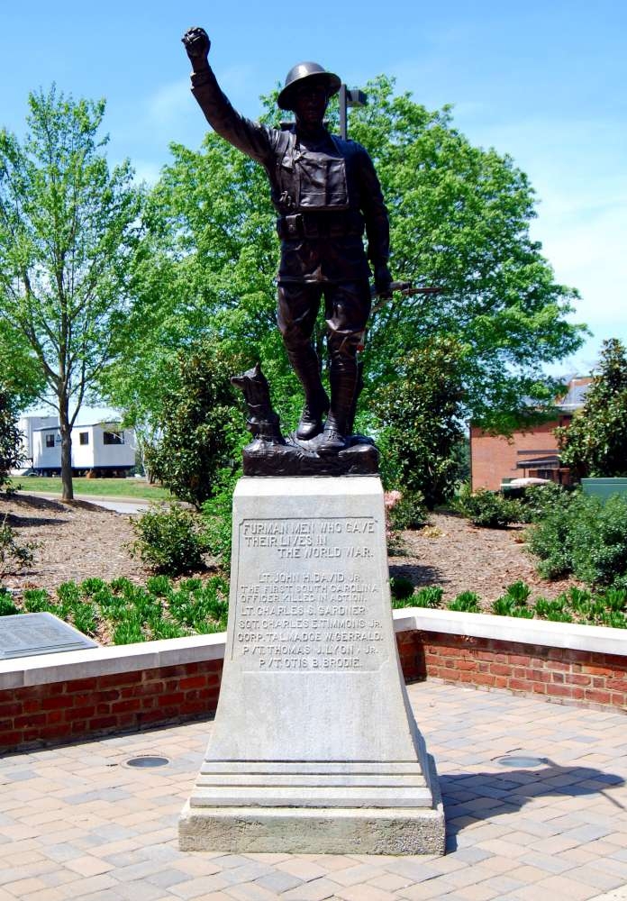 Zoom on the image : Spirit of the American Doughboy - Furman University