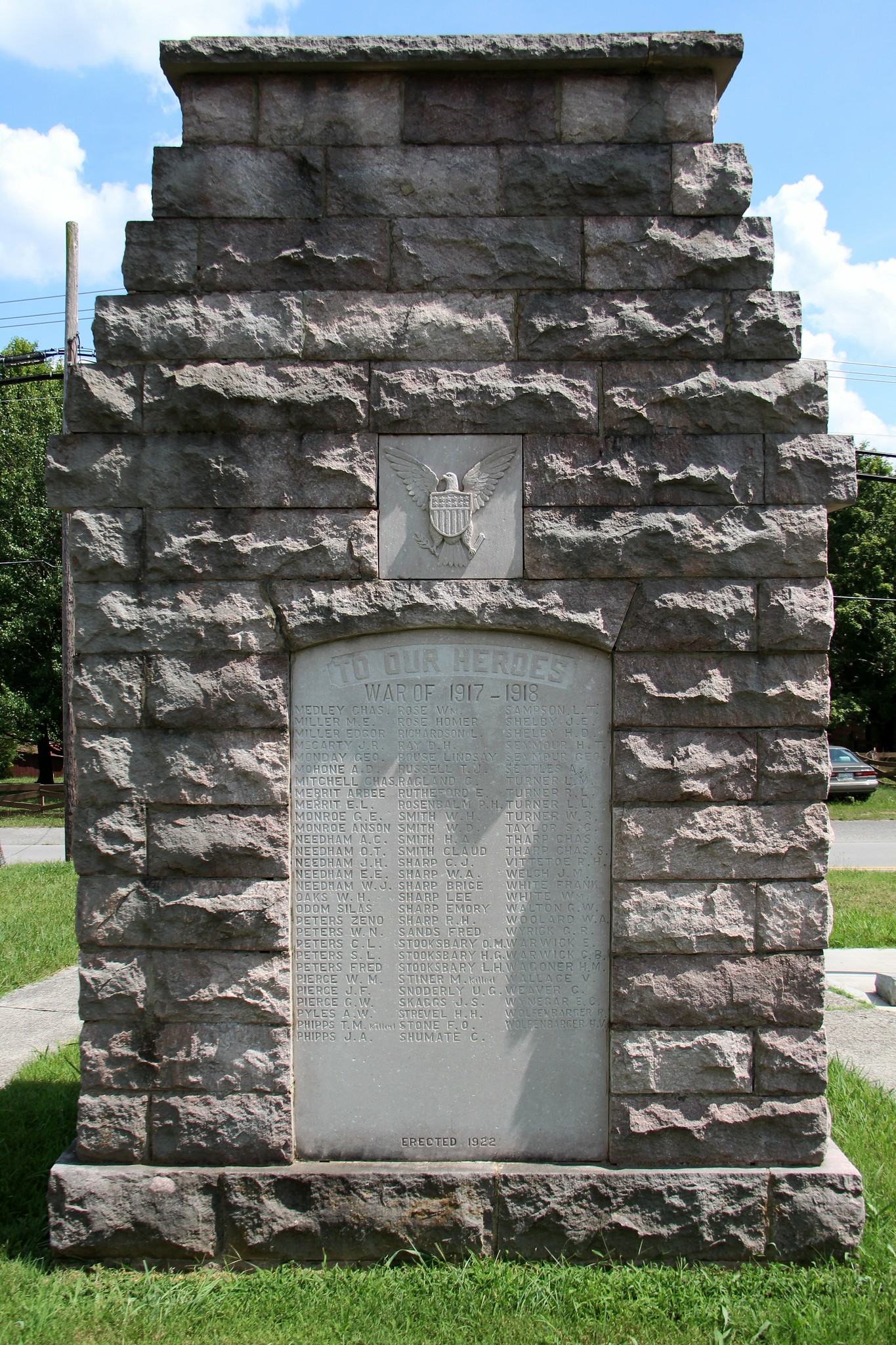 Zoom on the image : Union County World War I Memorial