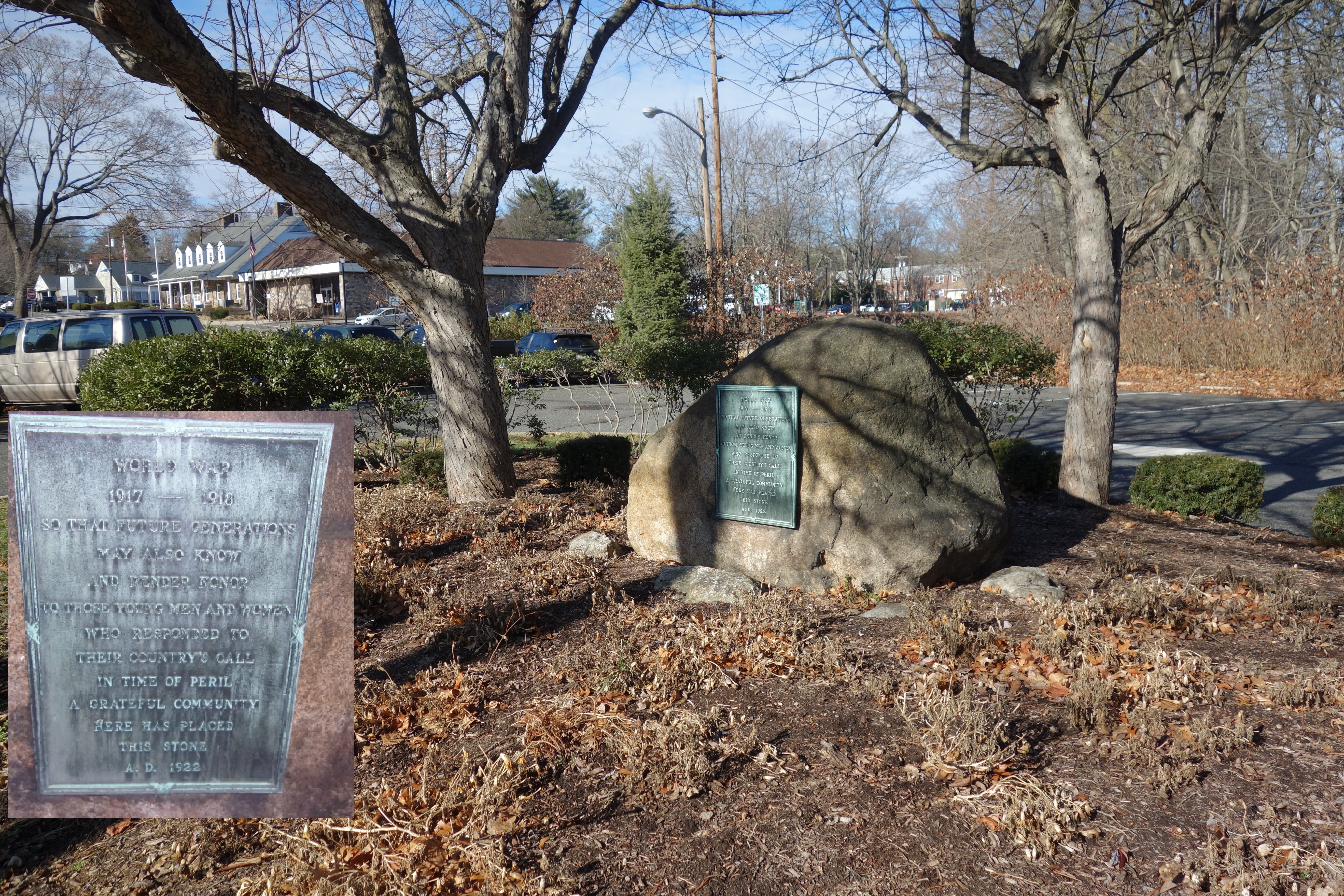 Zoom on the image : Oradell World War I Memorial