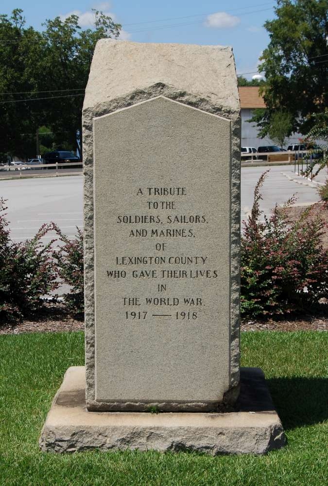 Zoom on the image : Lexington County WWI Memorial