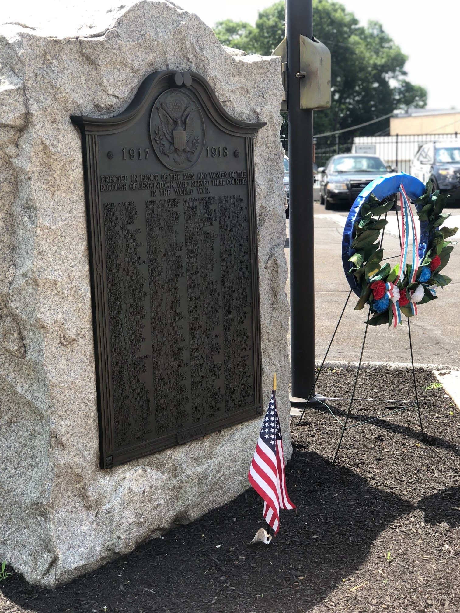 Zoom on the image : World War I Monument - Jenkintown