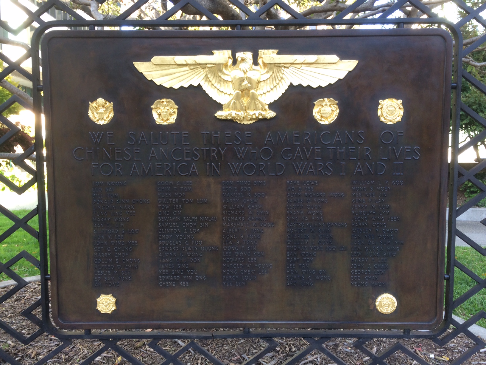 Zoom on the image : Chinese-American War Memorial