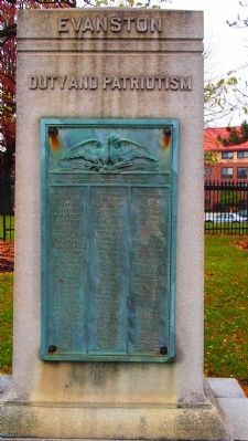 Zoom on the image : Evanston World War I Honor Roll