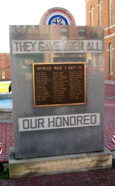 Zoom on the image : 42nd Rainbow Division Honor Roll
