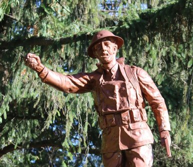 Zoom on the image : Spirit of the American Doughboy - McCoy Park