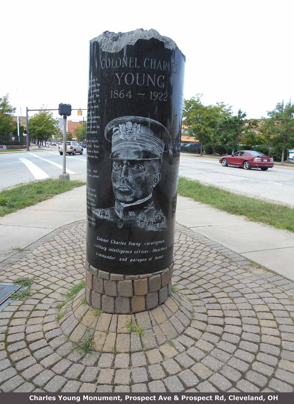 Zoom on the image : Charles Young Monument