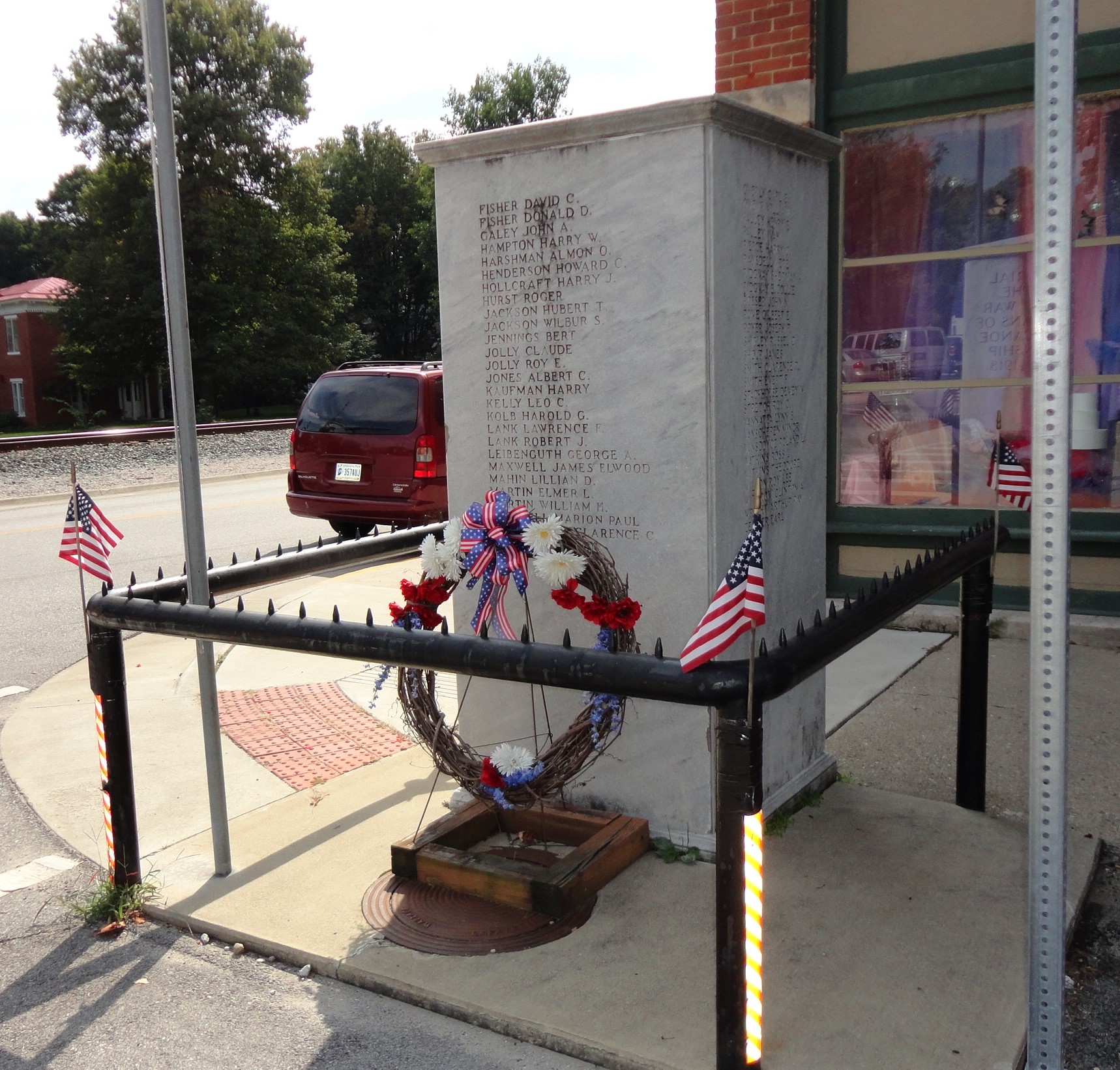 Zoom on the image : Memorial to the World War Veterans of Tippecanoe Township 1917-1918