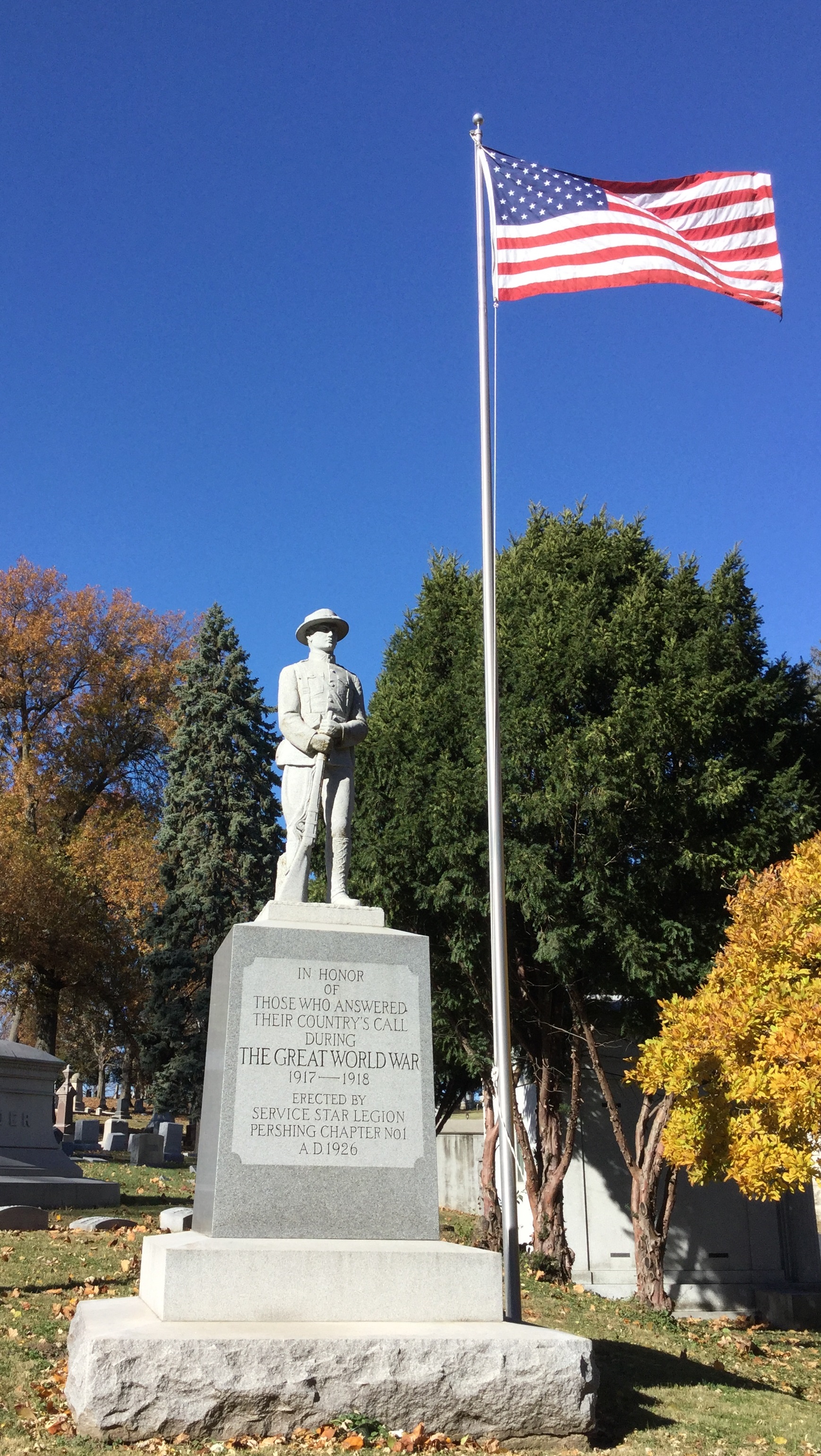 Zoom on the image : Mount Mora Cemetery's WWI Memorial