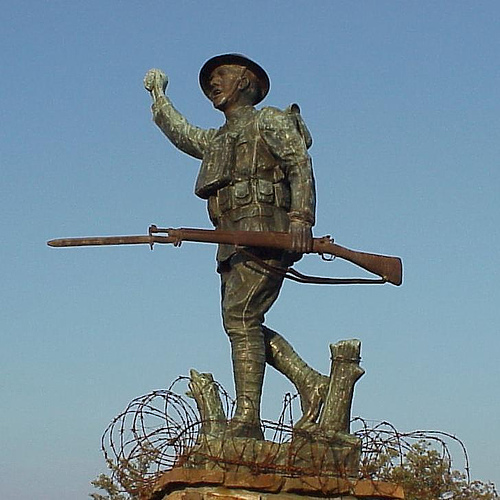 Zoom on the image : Spirit of the American Doughboy, Fort Smith, Arkansas 