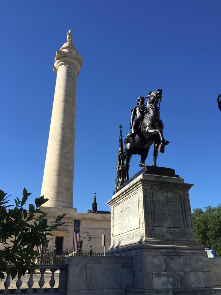 Zoom on the image : Marquis de Lafayette Statue, Mount Vernon Place