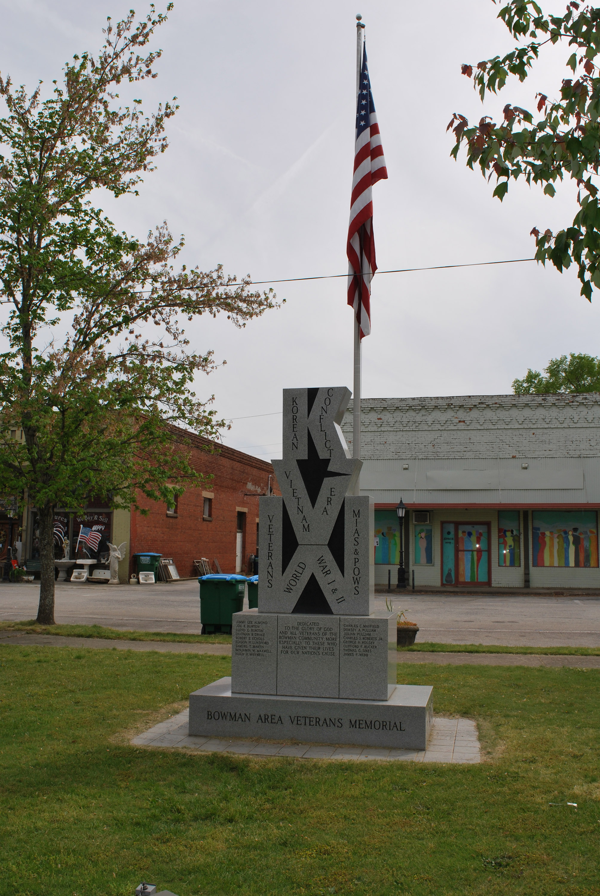 Zoom on the image : Bowman Area Veterans Memorial