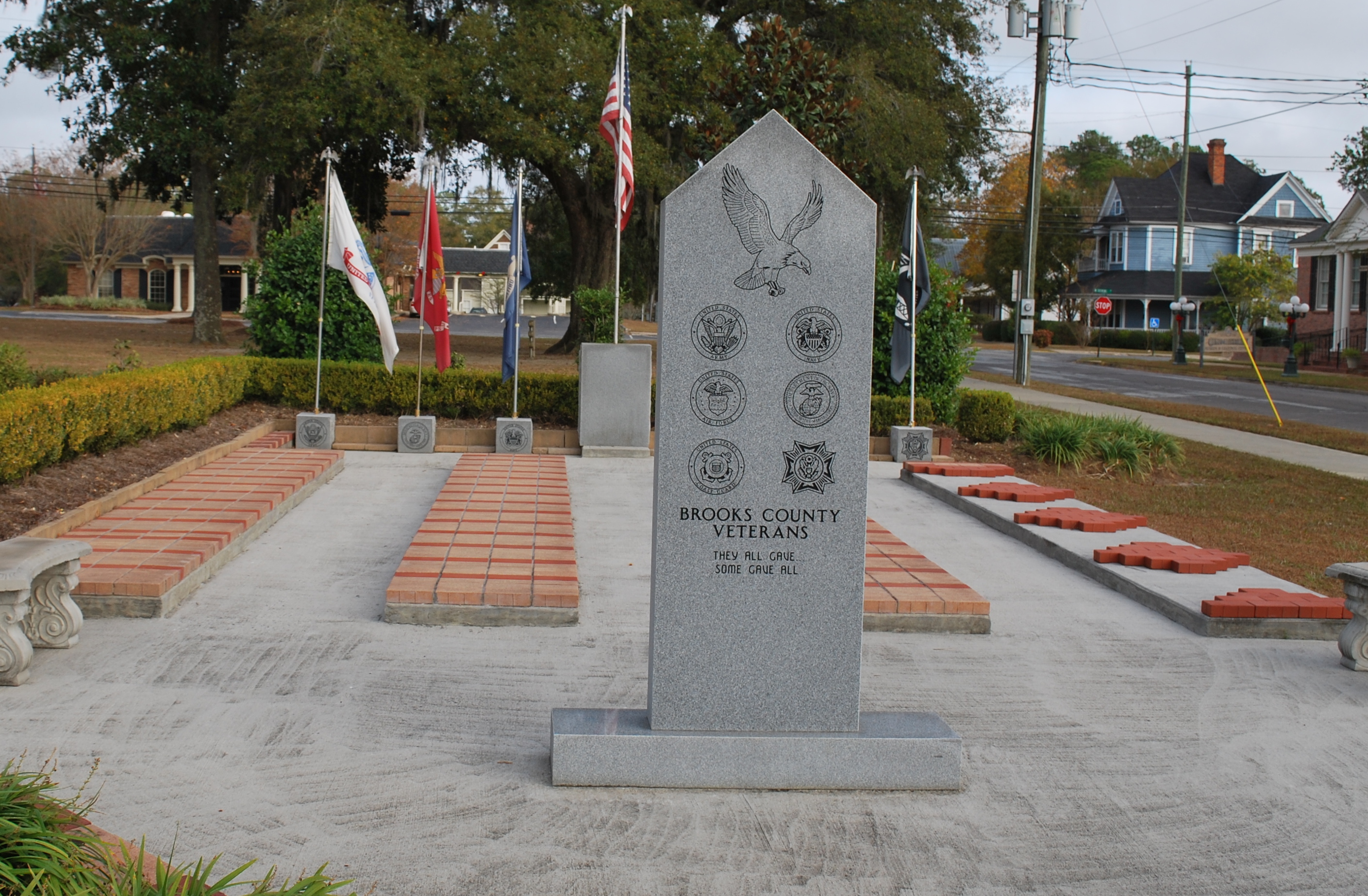 Zoom on the image : Brooks Co. - Quitman - “Brooks County Veterans” Memorial