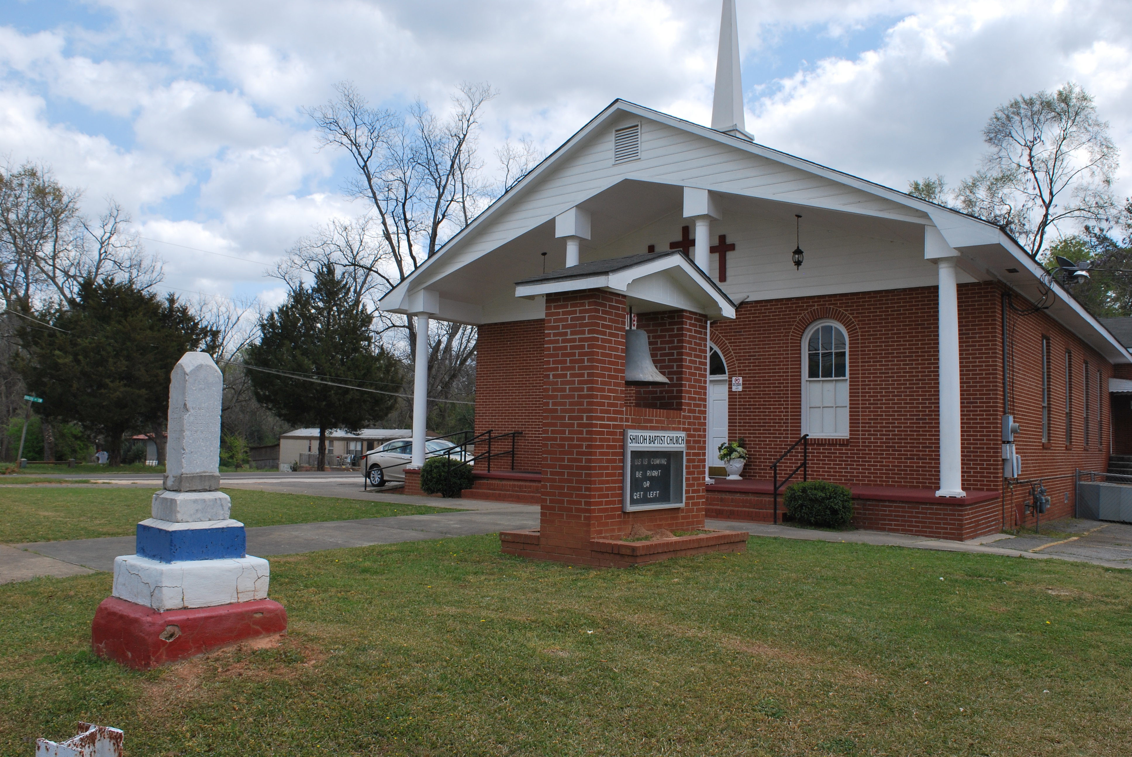 Zoom on the image : Baldwin Co - Milledgeville - Shiloh Baptist Church - Colored Soldiers Memorial
