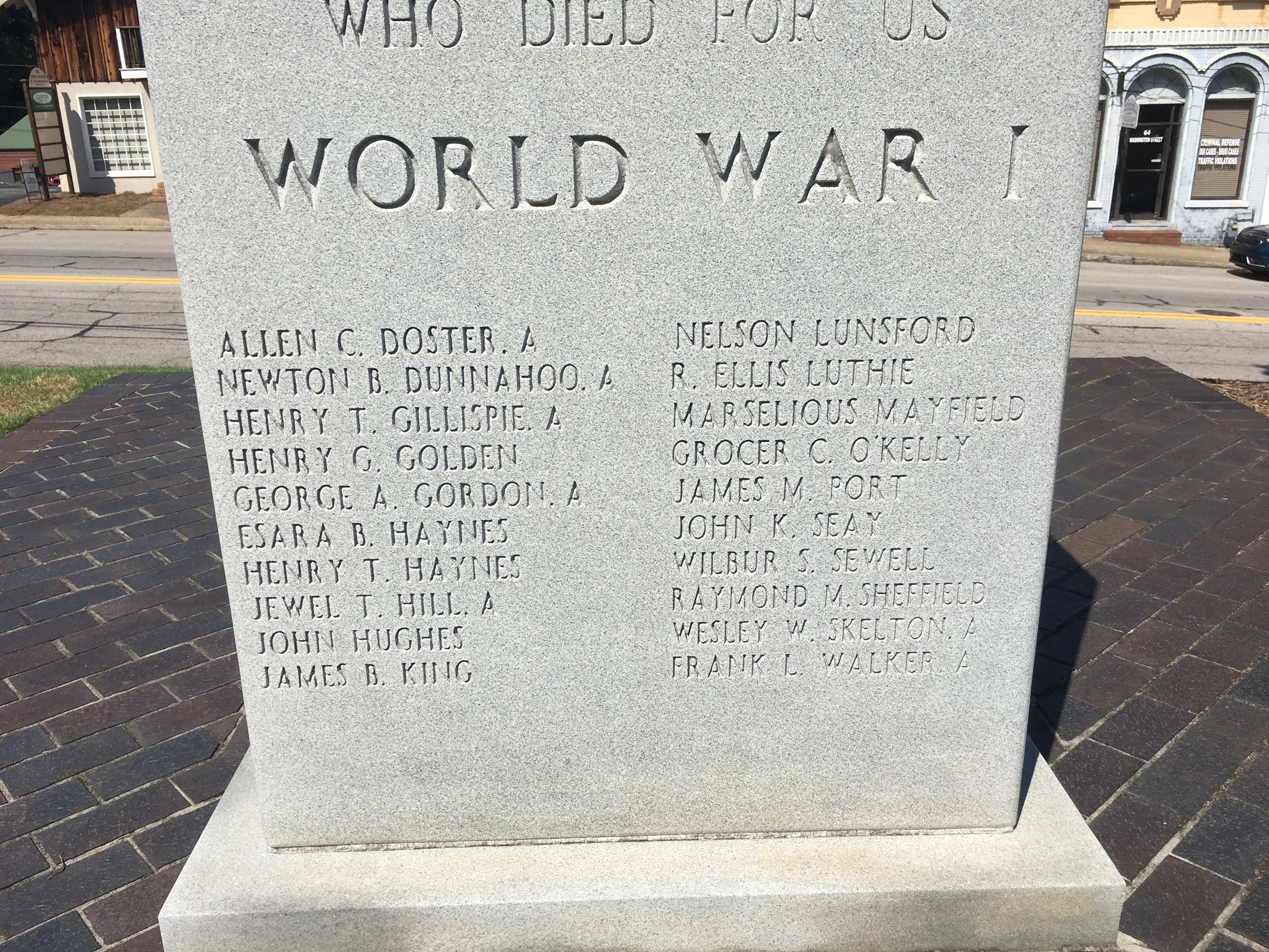 Zoom on the image : Jackson Co. – Jefferson – Memorial Monument