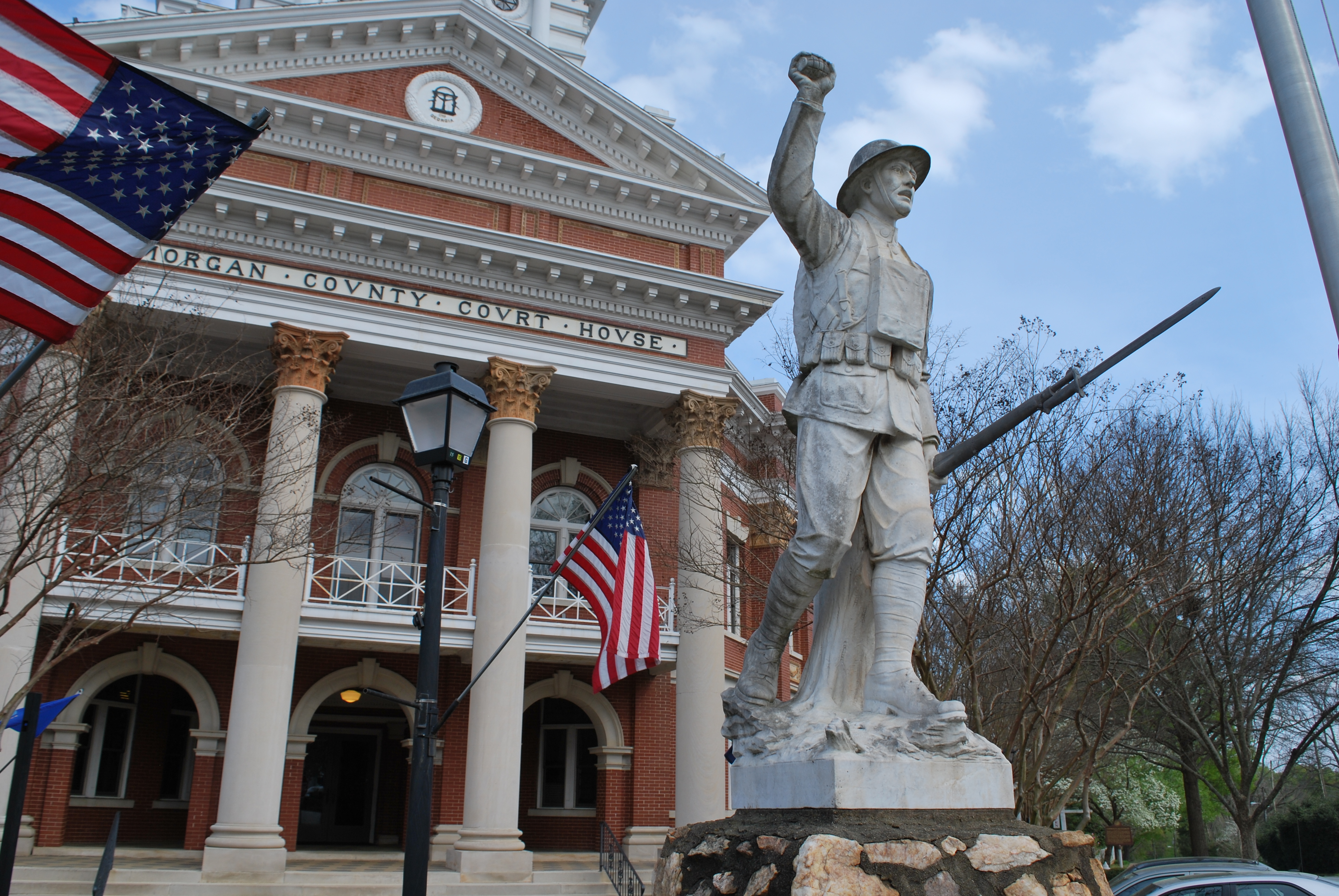 Zoom on the image : Morgan Co. - Madison - Spirit of American Doughboy (in stone)