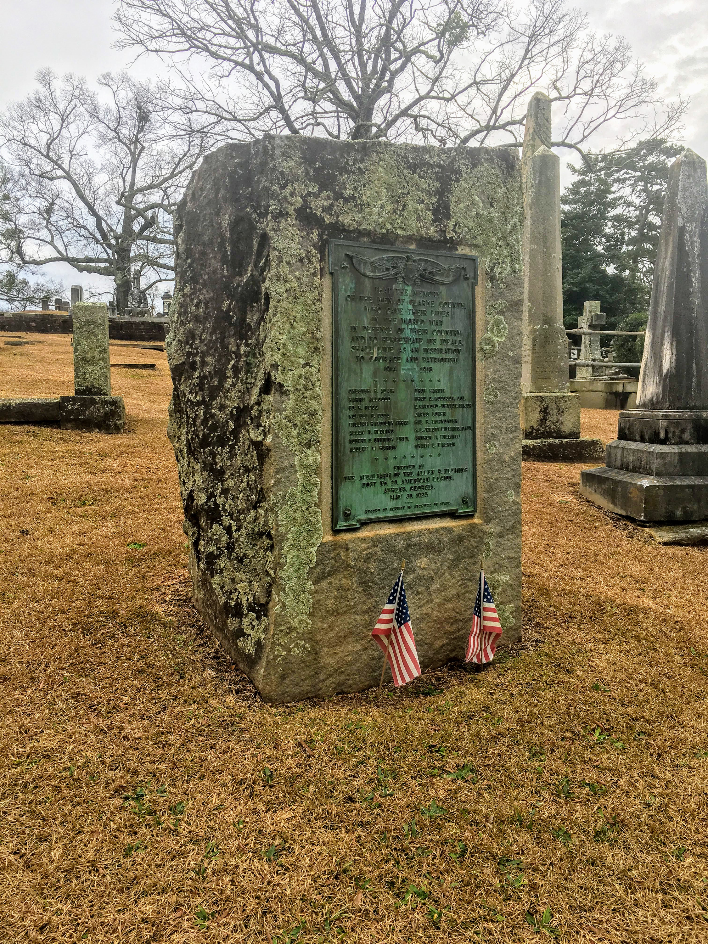 Zoom on the image : Clarke Co. - Athens - Oconee Hill Monument