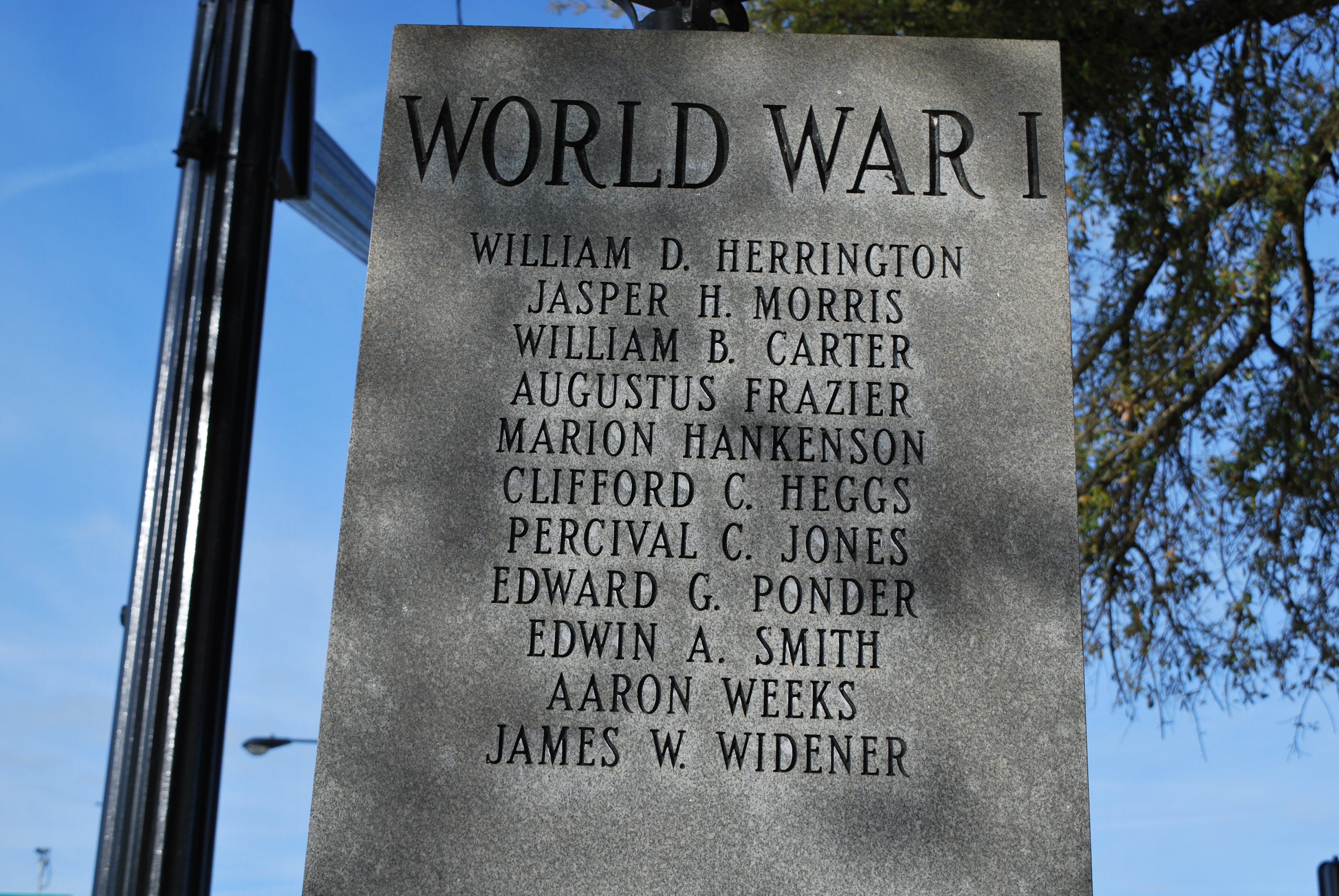 Zoom on the image : Burke Co. -– Monument to WW1 Soldiers