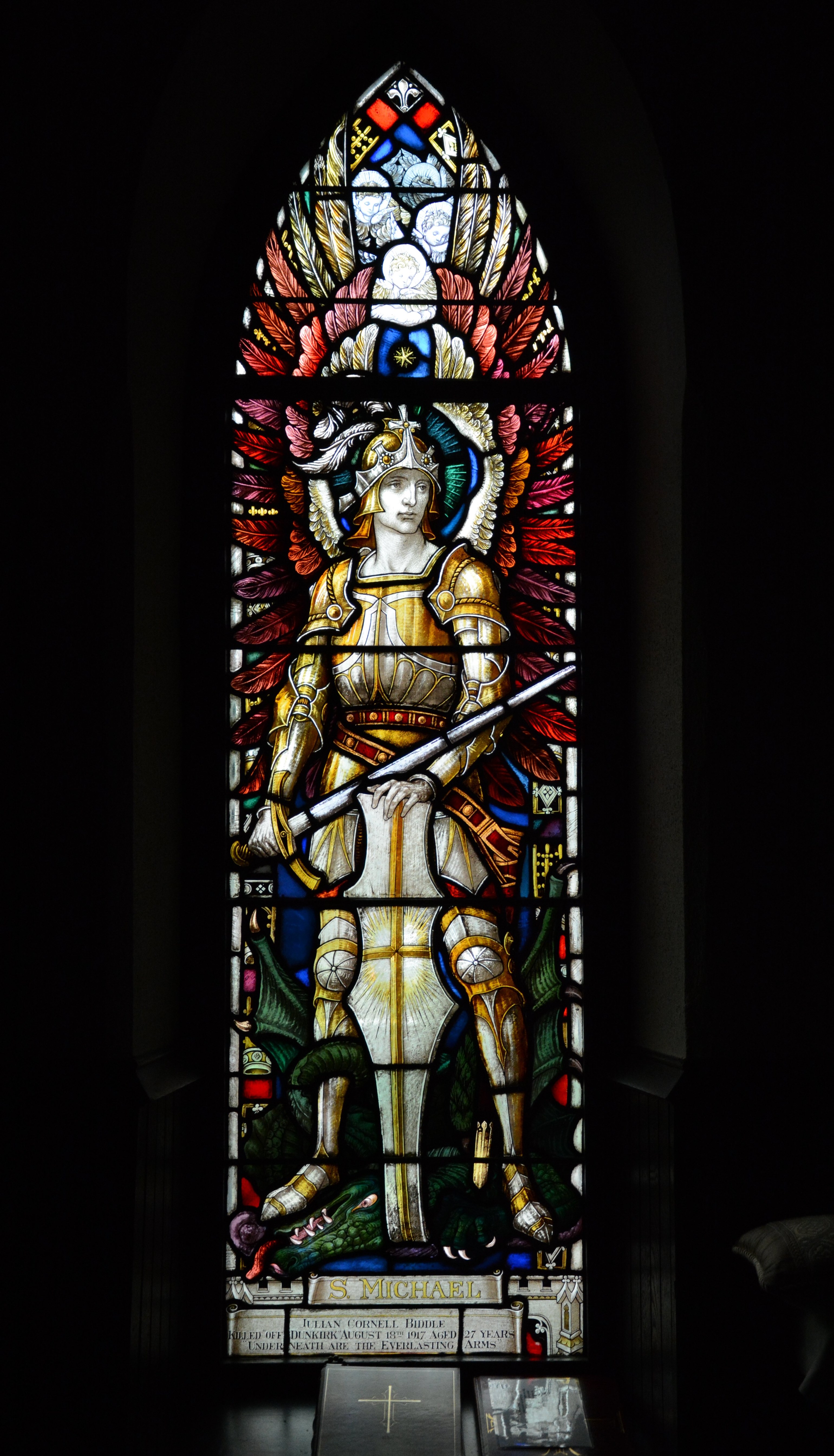 Zoom on the image : Church of the Messiah Julian Biddle Stained Glass Window