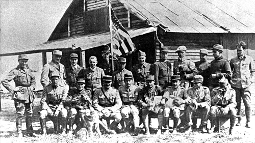 The men of the Lafayette Escadrille 500