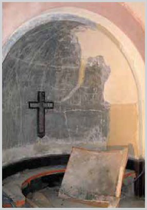 damaged crypt