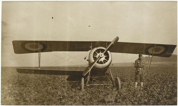 Courtney Campbell and his three wing plane