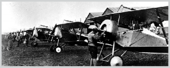 squadron of planes