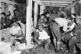 Aid Station in a Trench Dugout