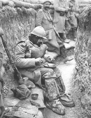 French Soldier in Trench
