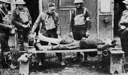 Applying the Thomas splint 
