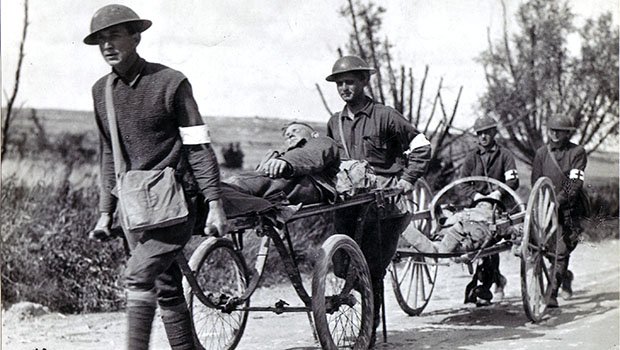 Wounded in Cart AMEDD