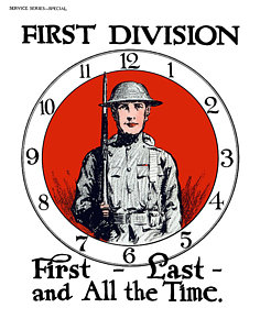 us army first division poster