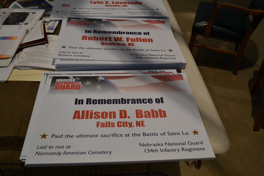 Posters for the Nebraska National Gaurd Run to St. Lo 5K