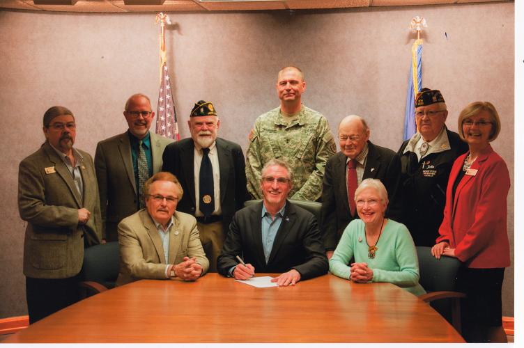 Governor Burgum Signing proclamation
